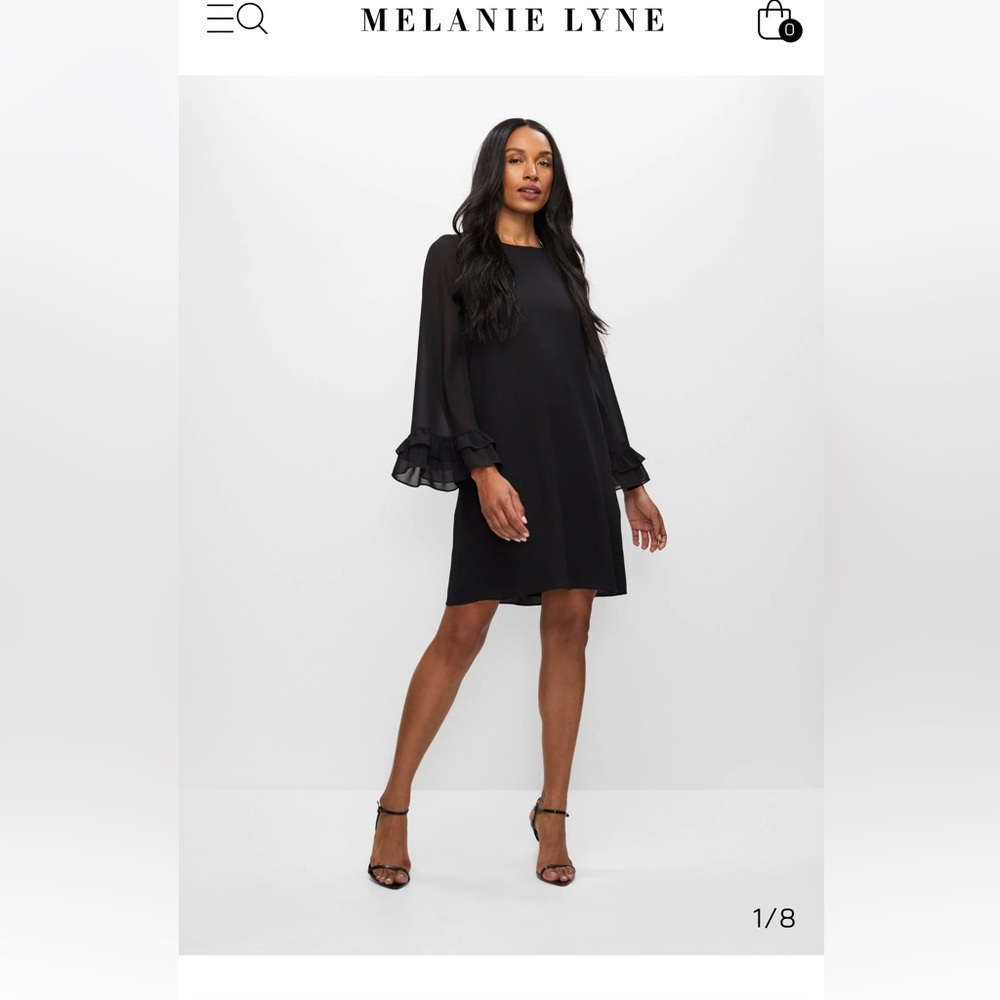 Bell sleeved cocktail dress